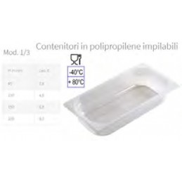 Gastronorm Poliprop 1-3...