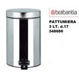 Pattumiera Brab.7 Lt.inox