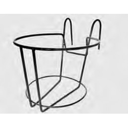 P.vaso Rcr 24cm.rot.nero A434