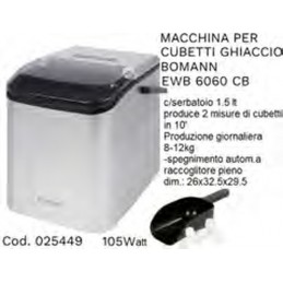 Macch.ghiaccio Bom 6060cb...
