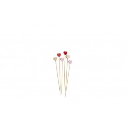 Spiedi in Bamboo Cuore 12...