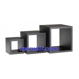 Alzata Cubo Nero Set 3...