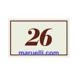 Numeri da Tavolo N. 26/50...