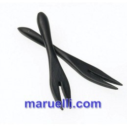 Forchettina Bamboo Nera 9...