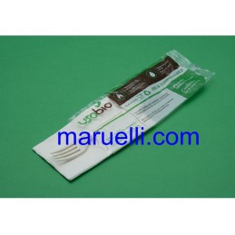 Forchetta Bio+tovagl 200pz...