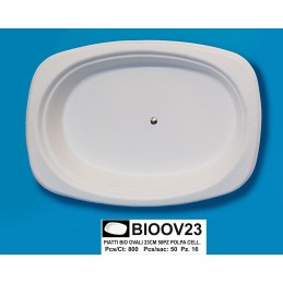 Piatti Bio Ovali 50pz 23x16...