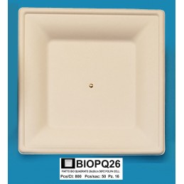 Piatti Bio 50pz Quadrati...