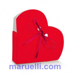 Cuore 50x25 Lino Rosso...