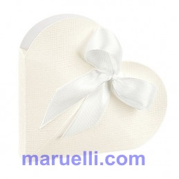 Cuore 65x15 Seta Bianc...