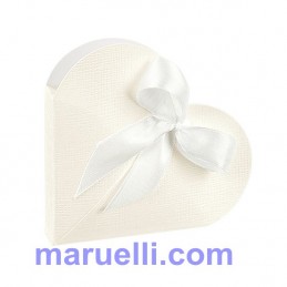 Cuore 65x15 Seta Bianc...
