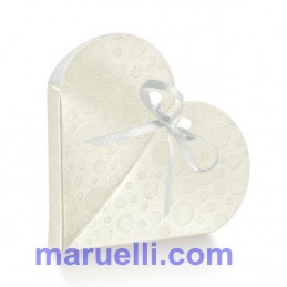 Cuore 65x15 Sfere Bian...