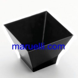 Vaschetta 80mm 200cc 12pz Nero