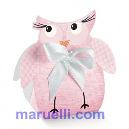 Gufo 60x40x110 Amici Rosa...