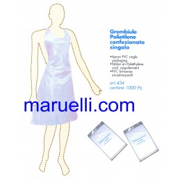 Grembiule Polietilene 15my...
