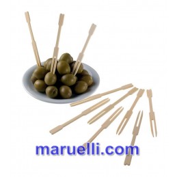 Forchettine Bamboo 9 500pz