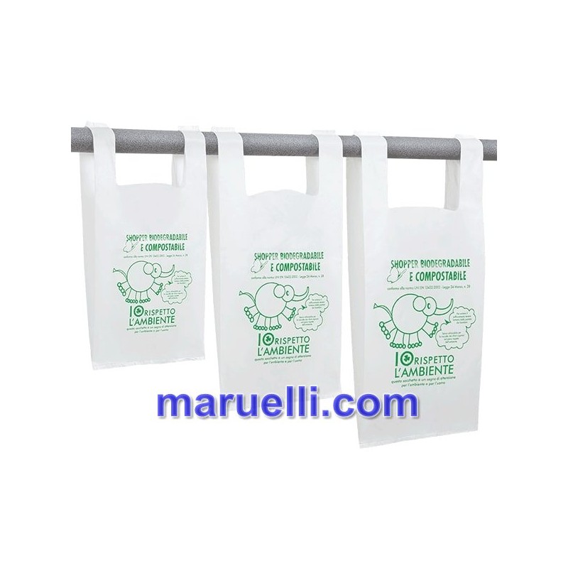 Shoppers Biodegradabili e Compostabili 30X60 500Pz 14G