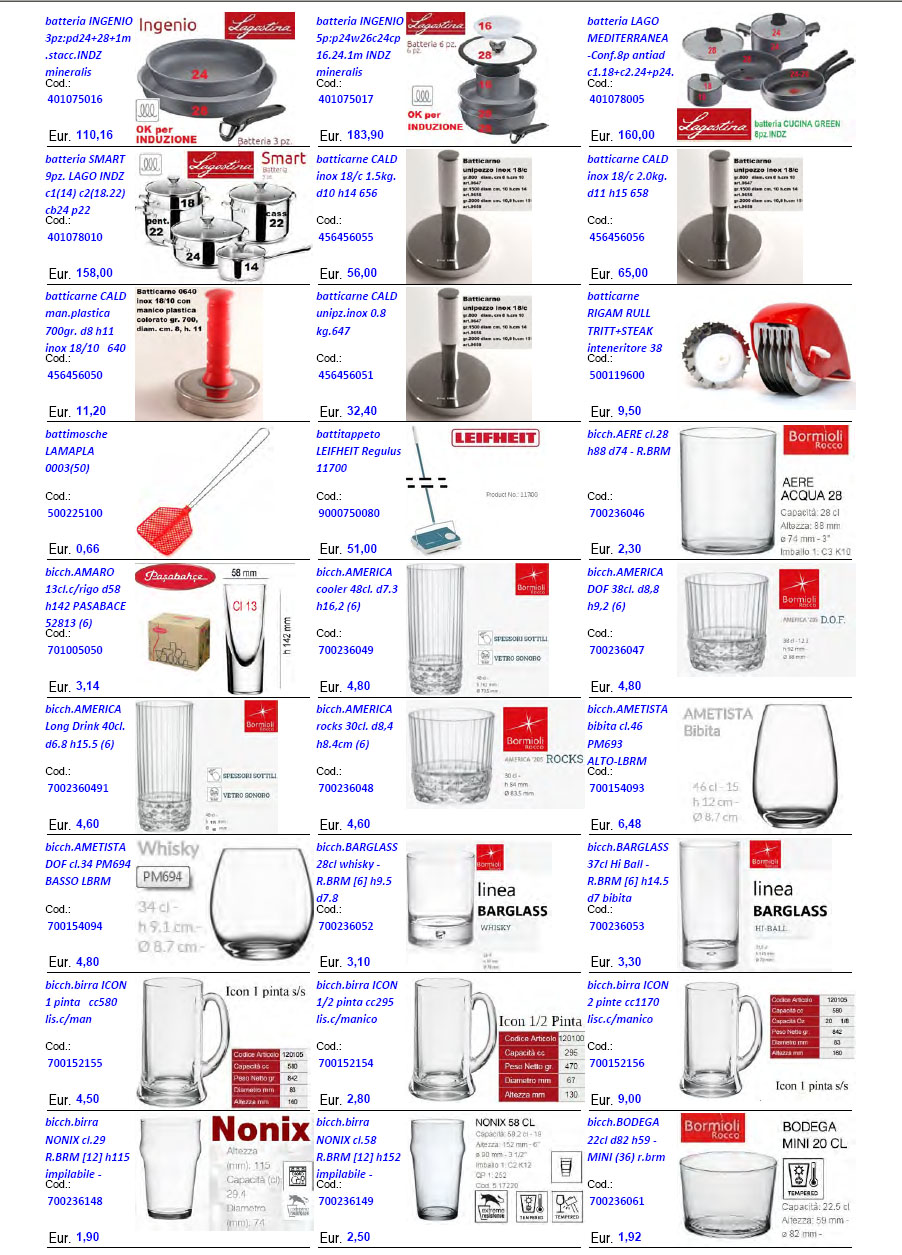 CATALOGO TABLEWARE